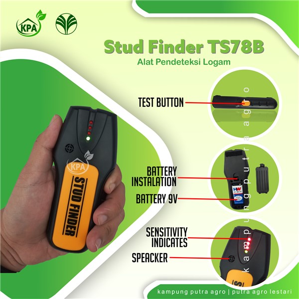 Stud Finder Detektor Logam Dinding Rumah