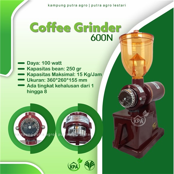 Electric Coffee Grinder H&L 600N Mesin Giling Kopi N600