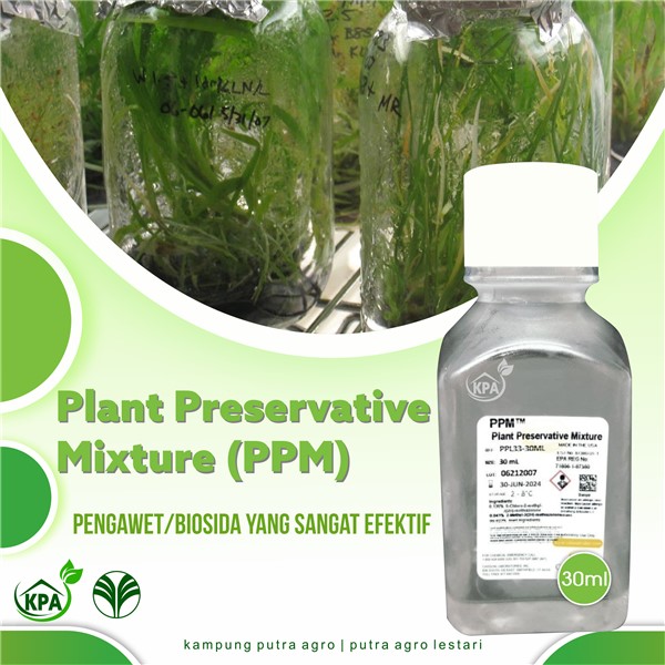 Plant Preservative Mixture [PPM] Biosida untuk Media Kultur Jaringan